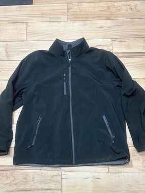 Men's Lightweight Black Jacket with Full Zip